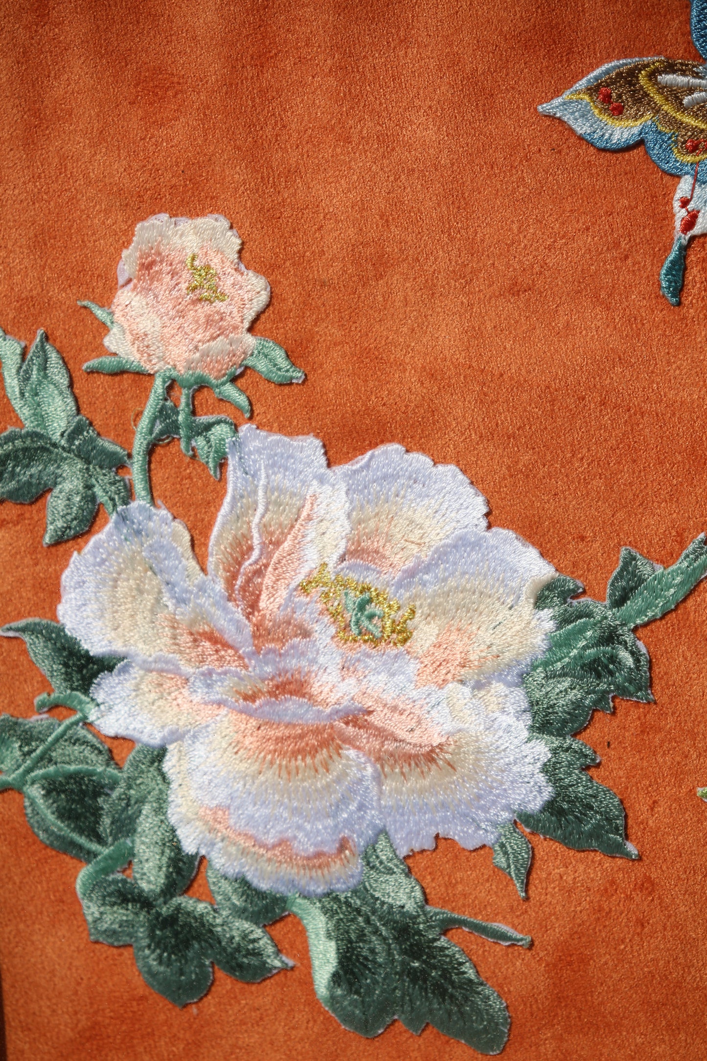 Suede embroidery painting gift box, gift for mother, decorative artwork