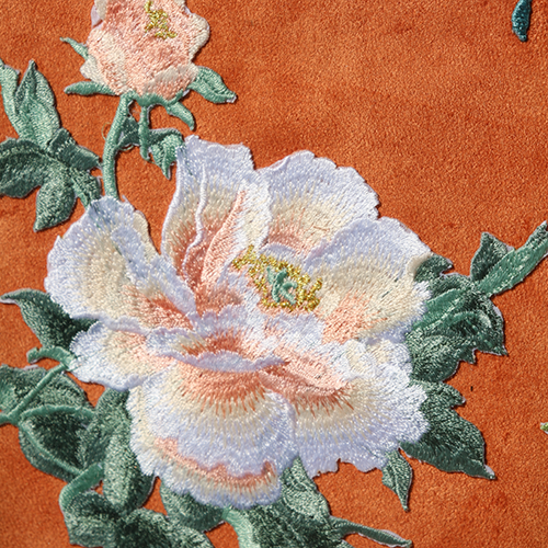 Suede embroidery painting