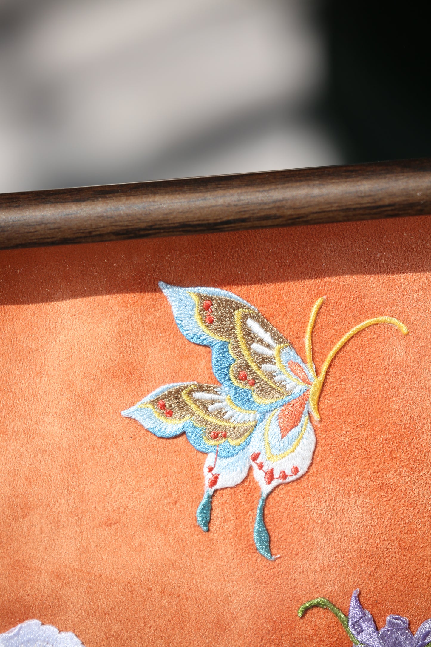 Suede embroidery painting gift box, gift for mother, decorative artwork