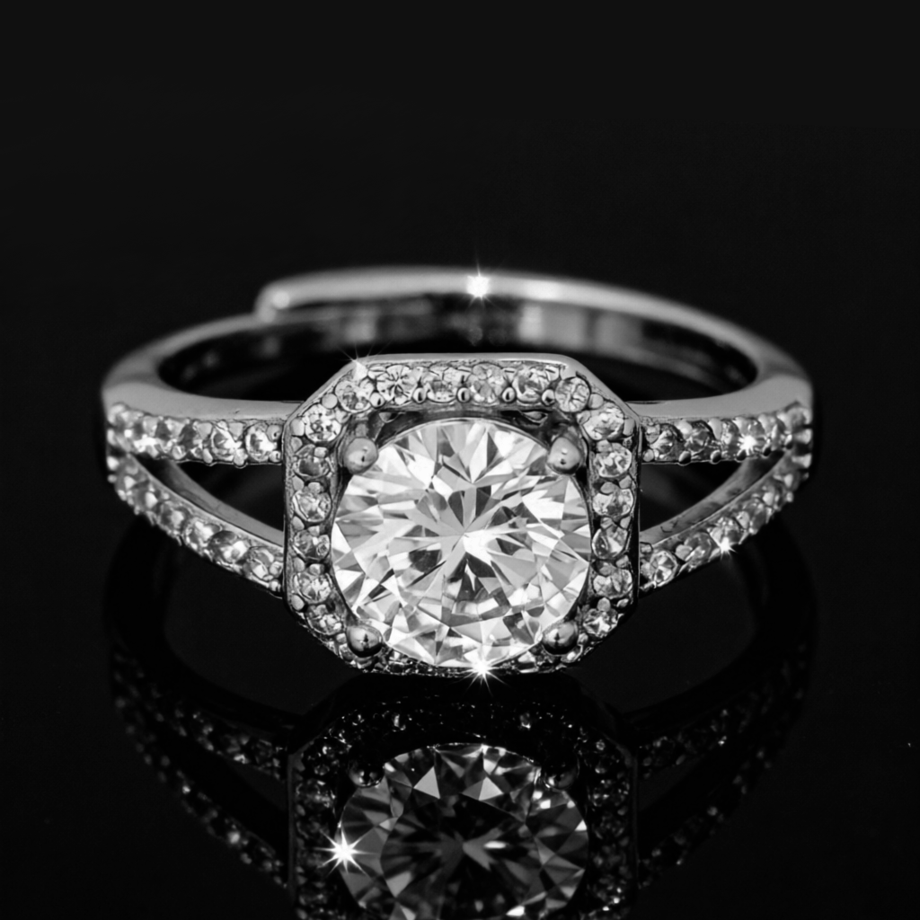 Heart-shaped moissanite engagement ring6