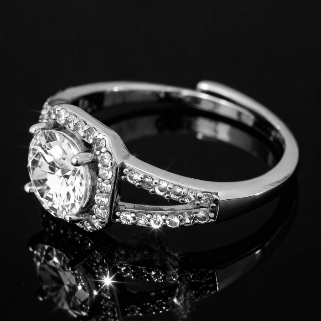 Heart-shaped moissanite engagement ring6