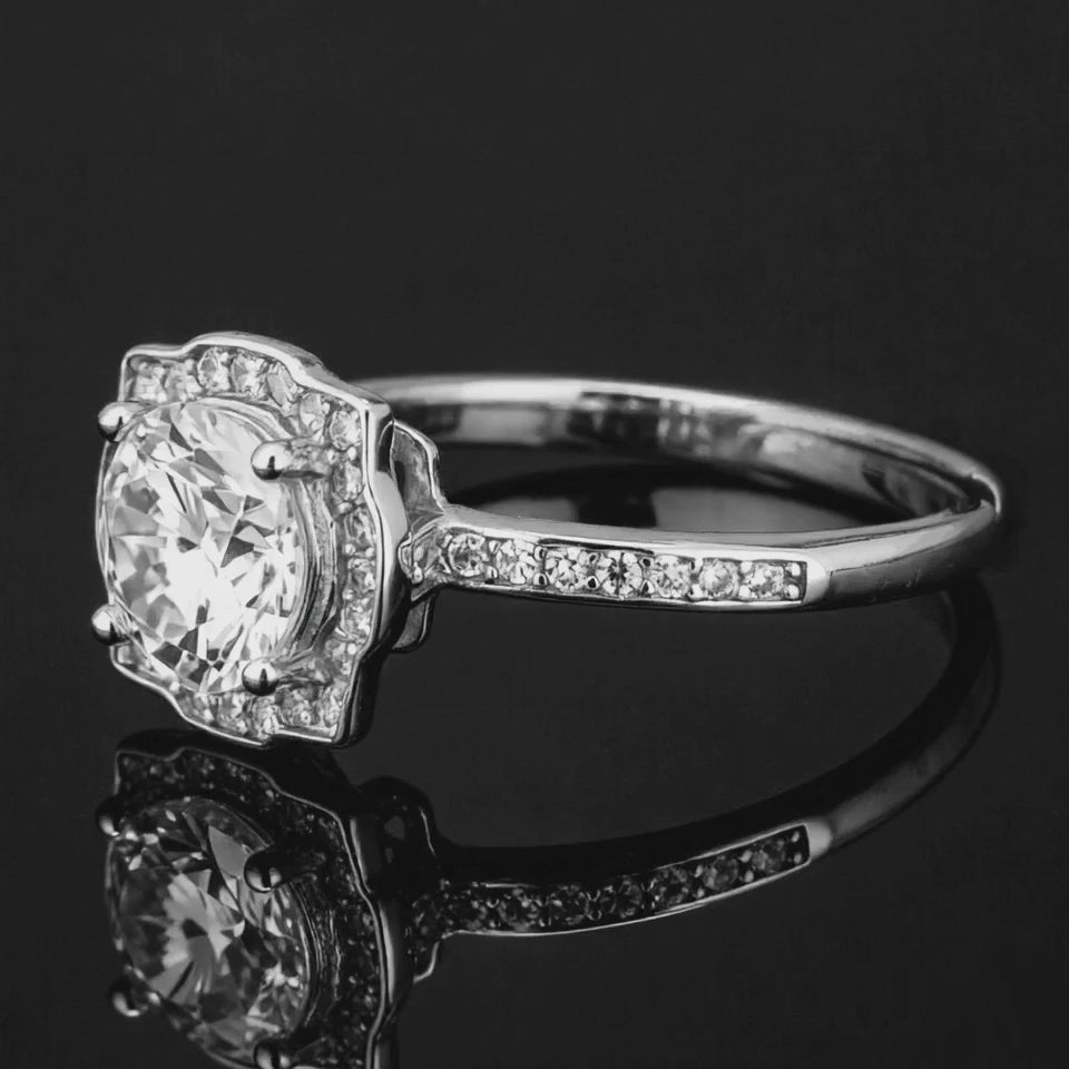 Heart-shaped moissanite engagement ring7